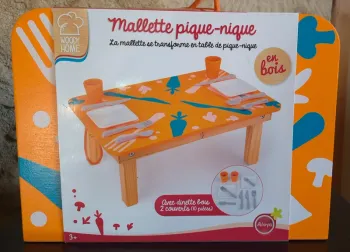 MALETTE PIQUE NIQUE BOIS