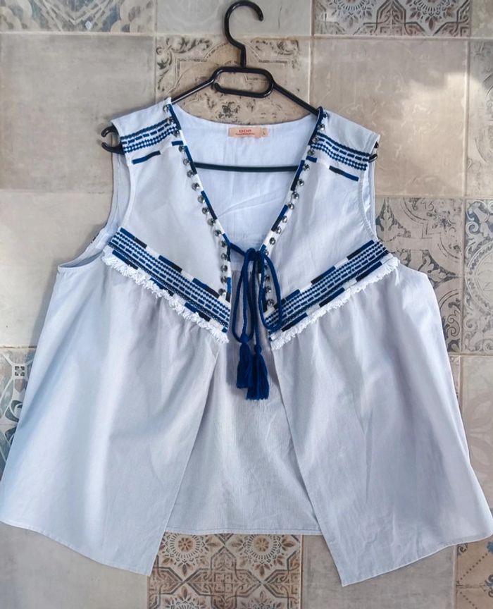 Très beau gilet / haut sans manche DDP Taille L