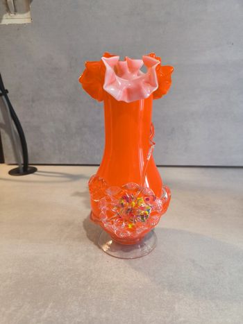 Vase en verre soufflé Murano Vintage 