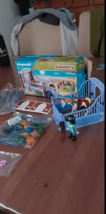 Le cheval et sa cavalière playmobil