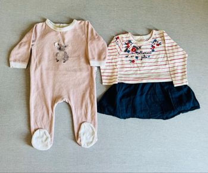 Lot de vêtements fille 6/9 mois - photo numéro 8