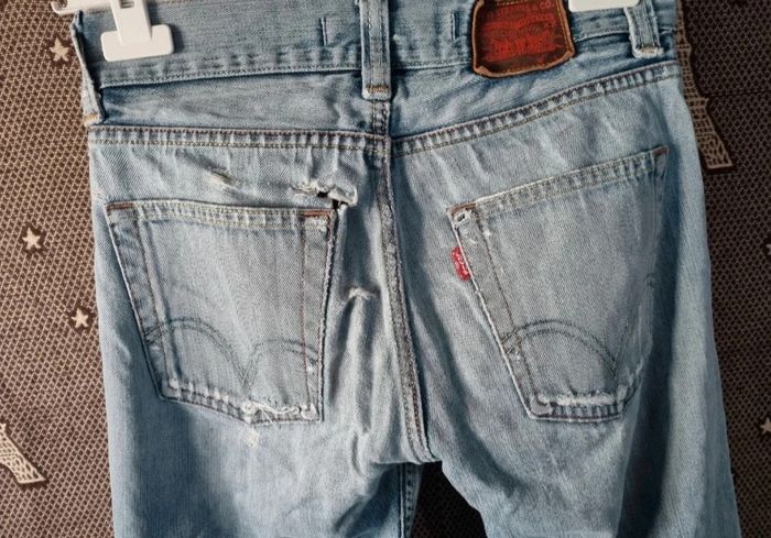 Jeans à trous taille 38 Levi's 506 standard - photo numéro 6