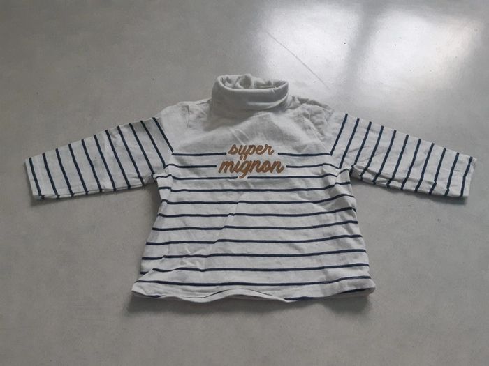 Col roulé rayé TAO t. 6mois