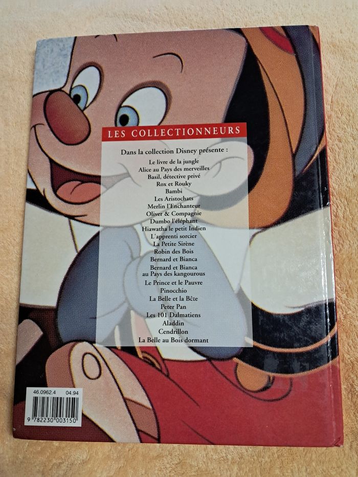 Livre Disney Pinocchio - photo numéro 2