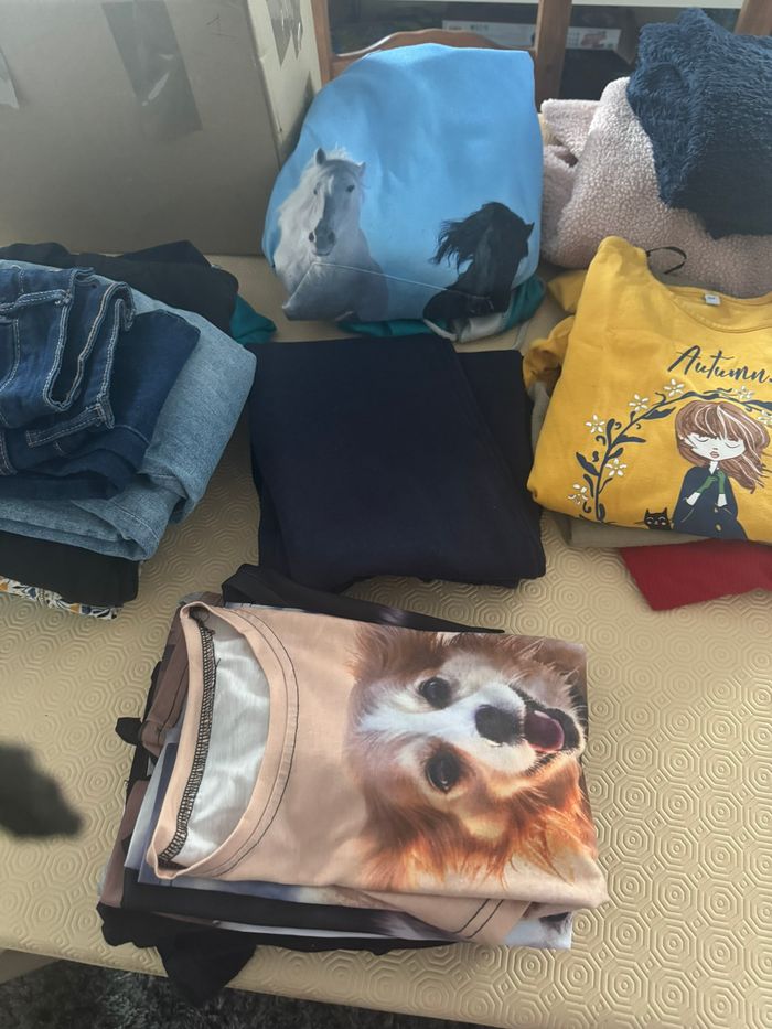 lot 21 vêtements environ fille 12 ans