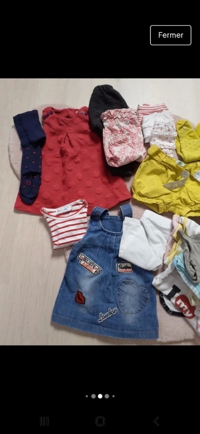 Gros lot fille 6 mois - photo numéro 2