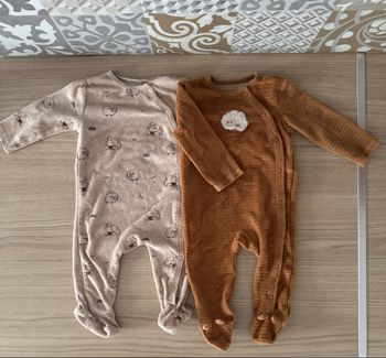 Pyjama velours Kiabi