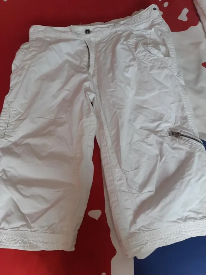 Bermuda taille 42 blanc jules