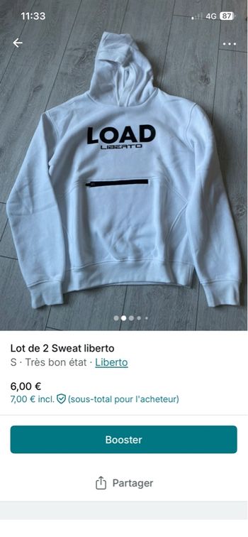 Lot de 2 sweat Liberto