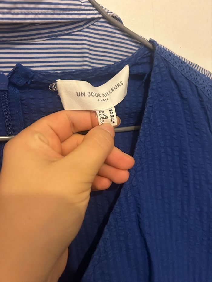 Robe bleu un jour ailleurs - photo numéro 3