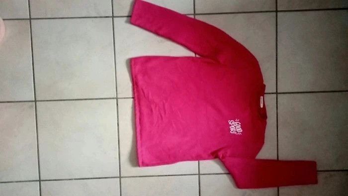 Sweat col rond rose - photo numéro 3