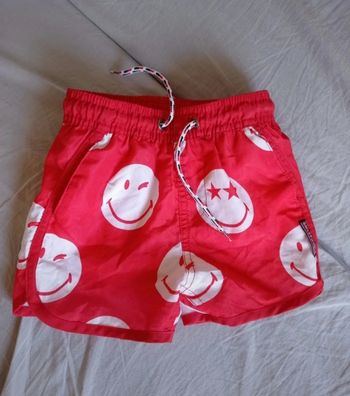 Short de bain rouge 3 ans orchestra