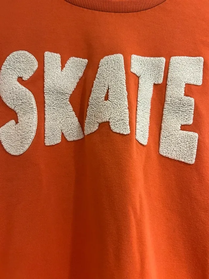 Sweat orange SKATE – Gémo – Taille 12 ans - photo numéro 2