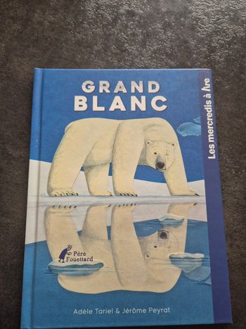 Livre enfants titre Grand blanc