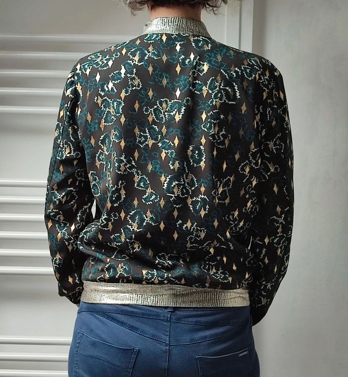 Jolie veste légère printemps été type bombers S - photo numéro 4