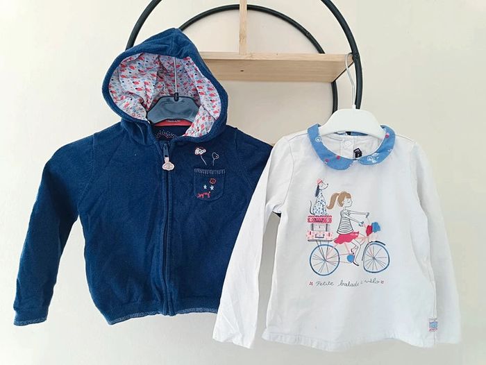 3 ans ensemble sergent major Teeshirt et gilet zippé