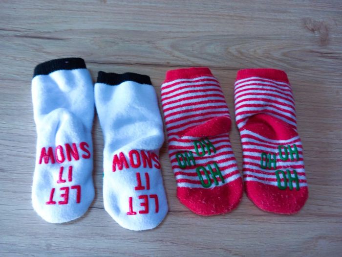 Chaussettes Bébé Theme Noel - photo numéro 2