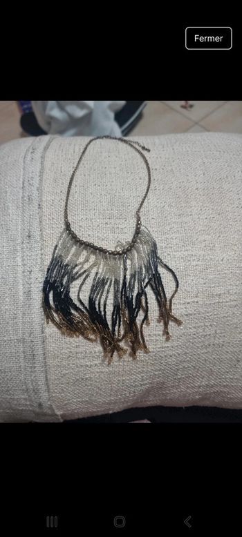 Collier fantaisie perle