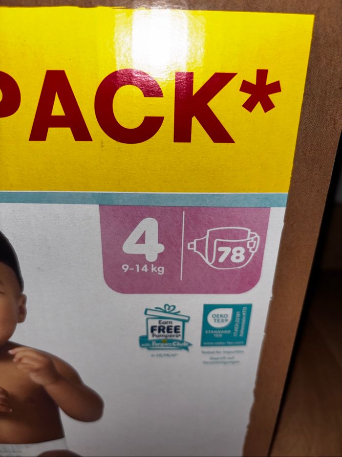 Maxi-Pack De 78 Couches Pampers Harmonie