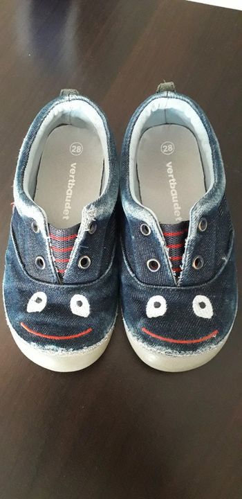 Chaussons cuir élastiqués Vertbaudet