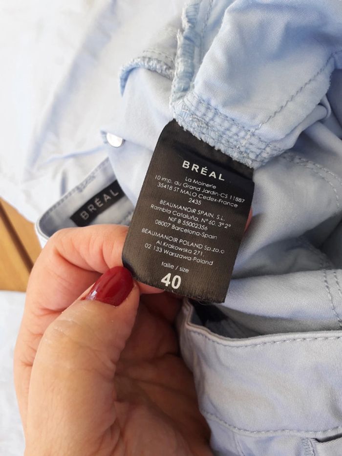Bréal pantalon bleu ciel taille  40 - photo numéro 6
