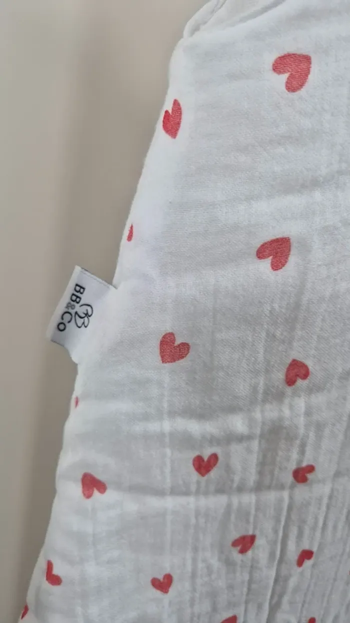 Gigoteuse BB&Co – Cœurs rouges – TOG 3.3 – Taille 6/18 mois-A15 - photo numéro 3