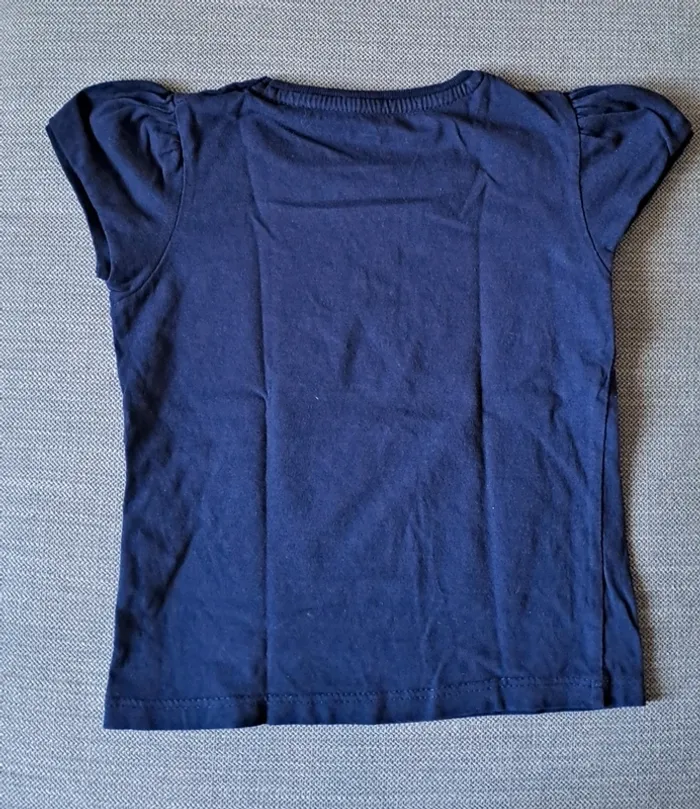 T shirt uni bleu marine - photo numéro 2
