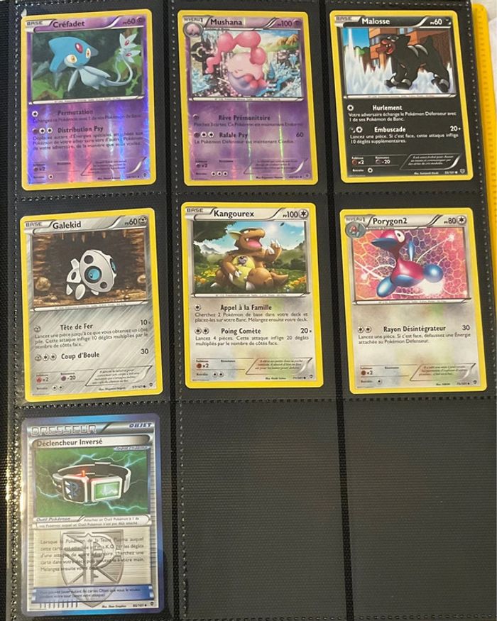 Lot carte Pokémon NB