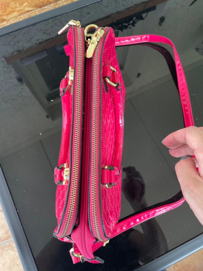 Sac à main, vernis rose - photo numéro 8