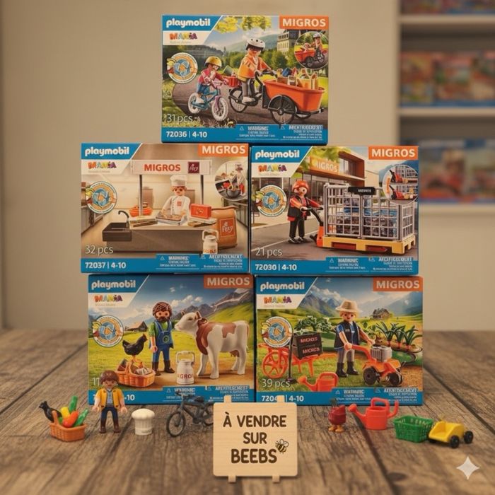 Boîtes neuves playmobil