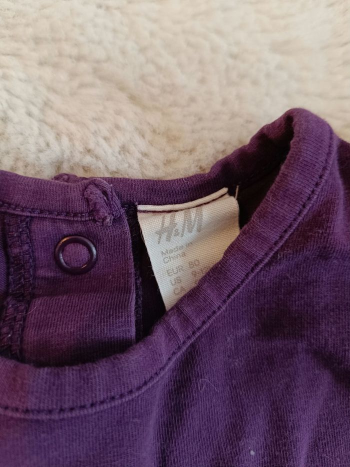 Tee shirt 9-12 mois H&m - photo numéro 2