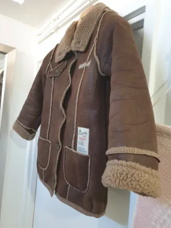 Manteau Caban Effet peau Retourné IKKS Taille 8 ans
