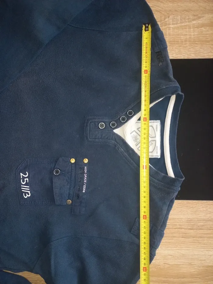 Pull homme bleu T. XL - photo numéro 4