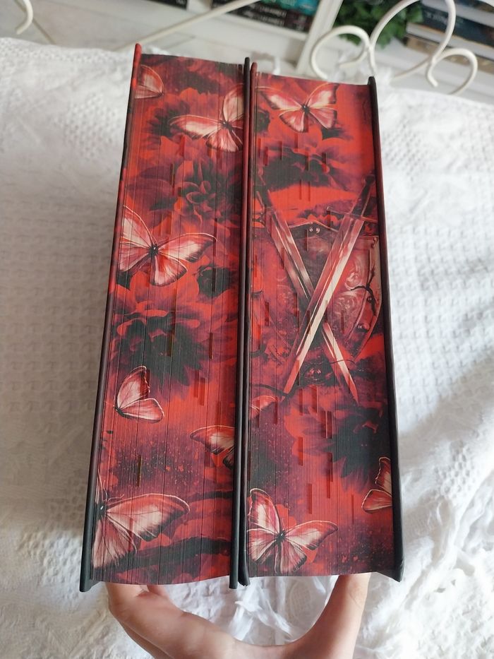 Romans La Guerre des Coeurs Égarés tomes 1 et 2 Les Braises de la guerre reliés collector jaspage Carissa Broadbent - photo numéro 2