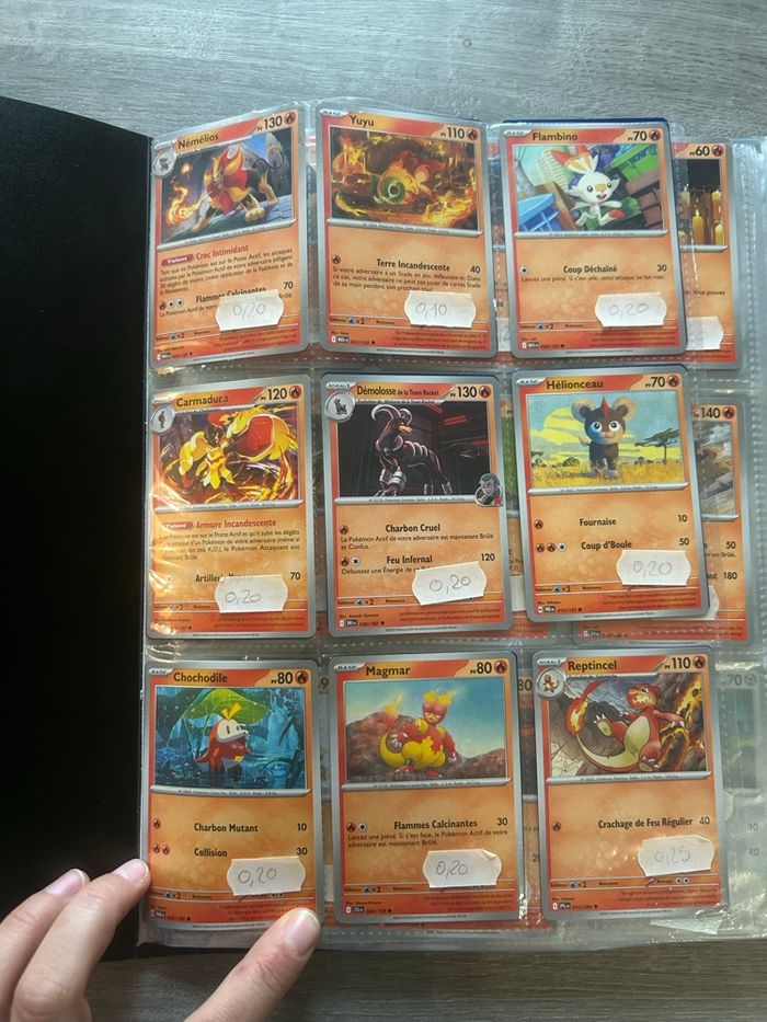 Carte Pokémon feu - photo numéro 2