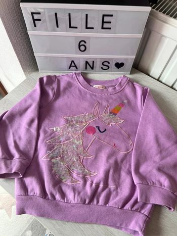 Pull licorne DPAM 6 ans