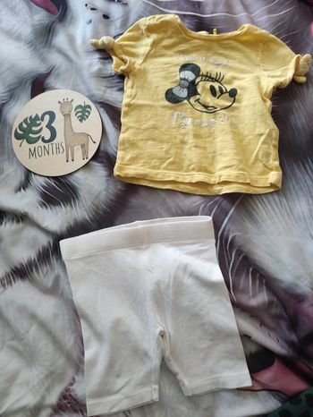 Ensemble été Minnie 3 mois.