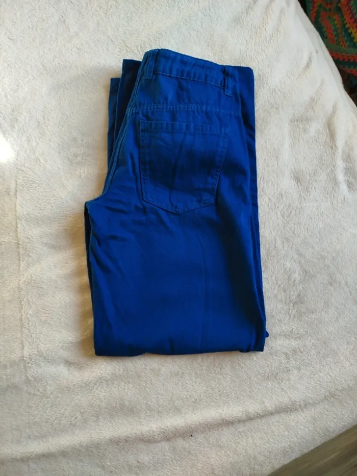 Pantalon style flare femme Pimkie Denim bleu taille 38 - photo numéro 8