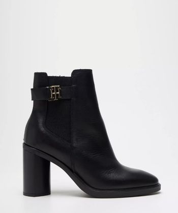 Bottines noires Tommy Hilfiger en cuir neuves
