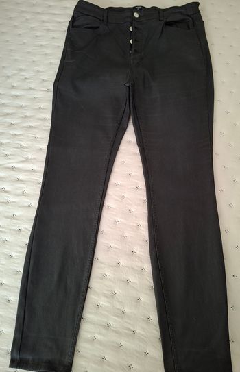 Pantalon  noir toile huilée