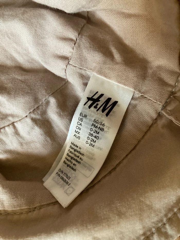 Lot bébé 2 tee shirts 1 mois + chapeau - photo numéro 5