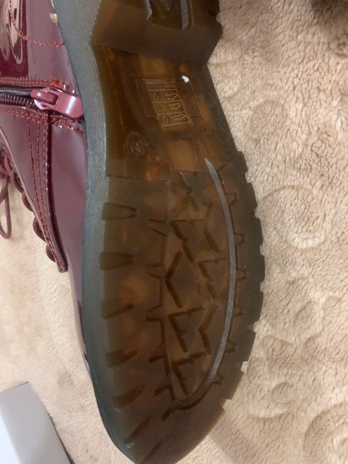 Bottines confortable bordeaux femme 🍭🍭 - photo numéro 8
