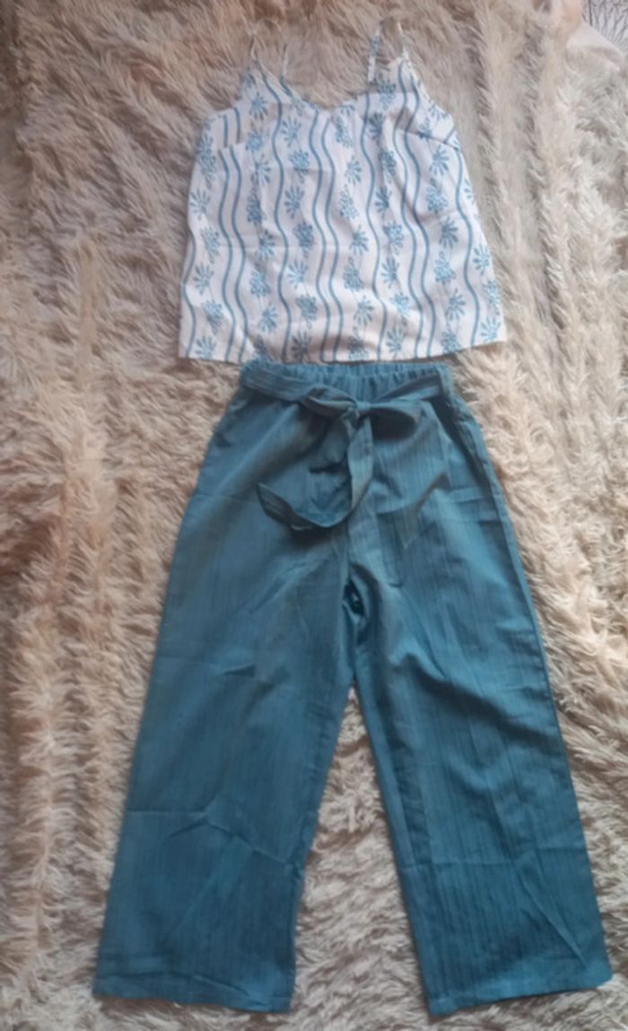 Ensemble top + pantalon