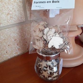 Loisirs créatifs/Peinture bois:Papillons & Étoiles à décorer