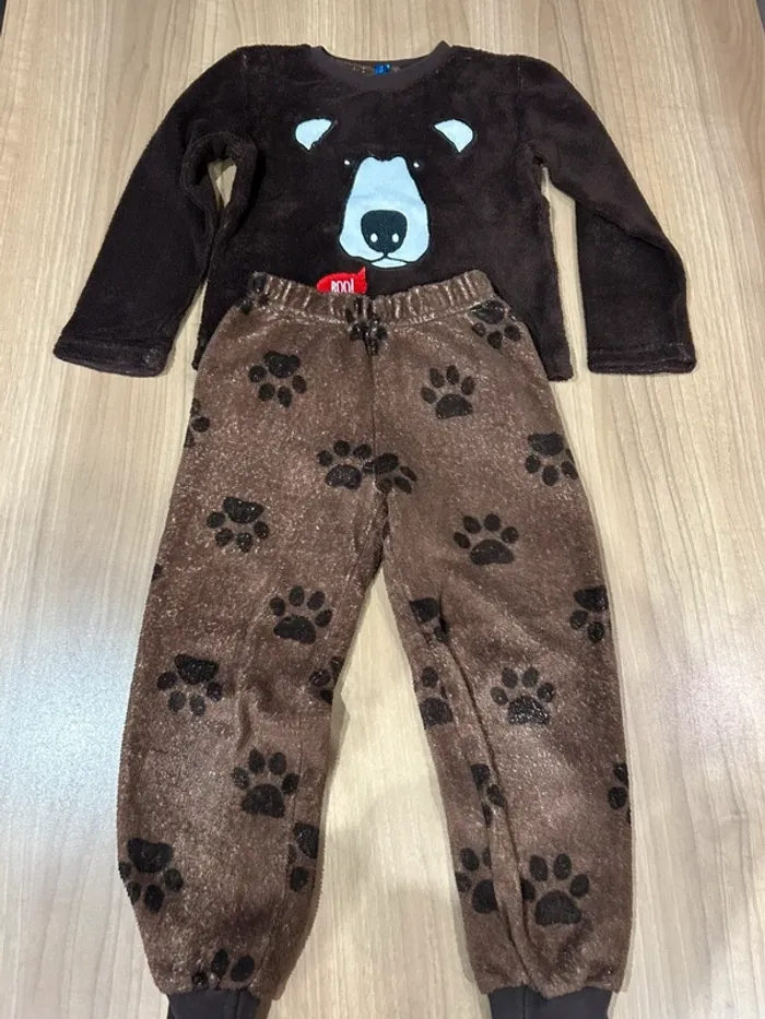 Magnifique pyjama ours tout doux 6 ans