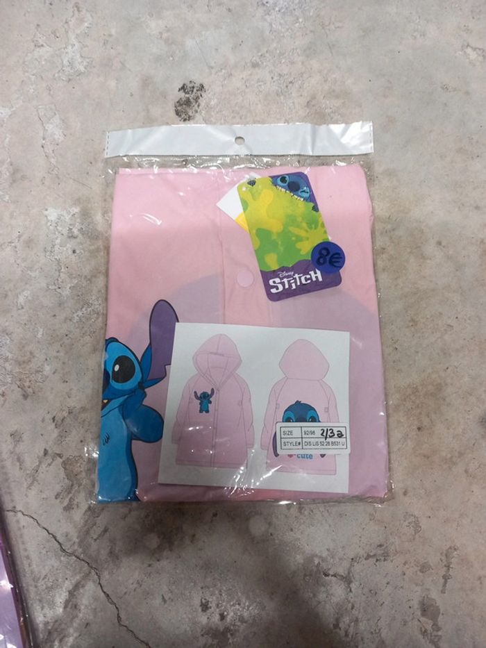 imperméable stitch capuche 2/3 ans - photo numéro 2