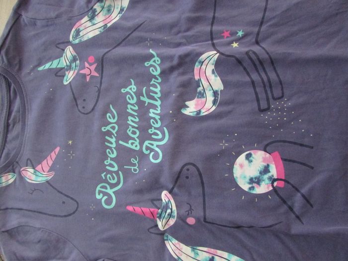 Pyjama fille Licorne DPAM 12 ans - photo numéro 3