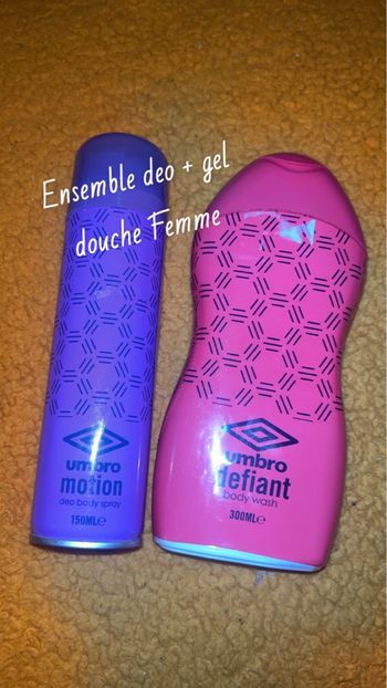 Lot deo + gel douche