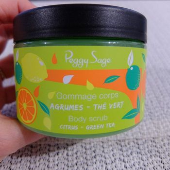 Gommage corps agrumes thé vert Peggy Sage