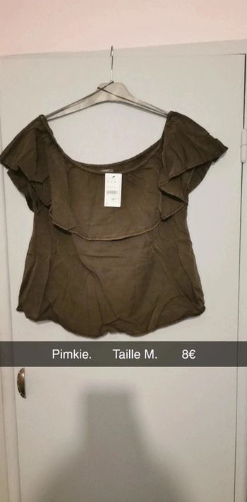 Tee shirt col bateau pimkie taille M